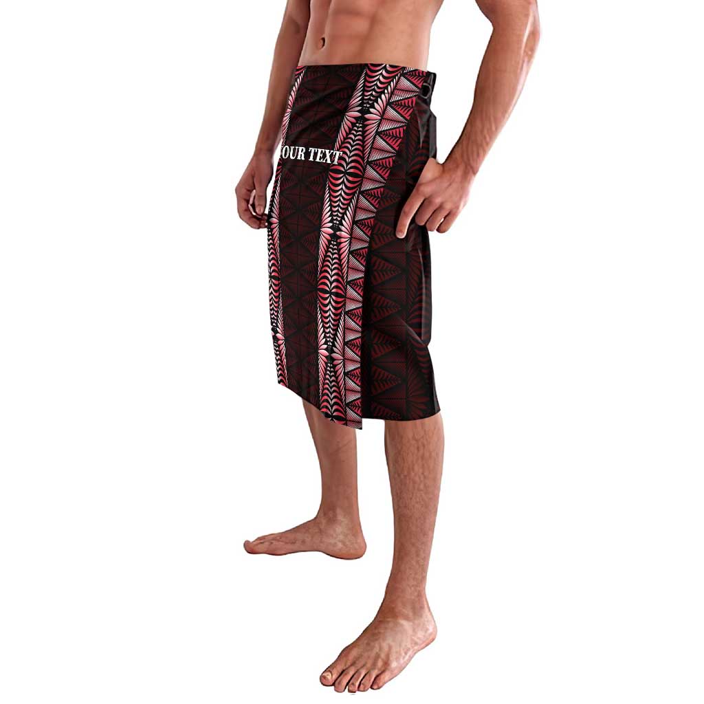 Tonga Rugby Personalised Lavalava 2025 Mate Maa Tonga Ngatu Motif LT14 - Polynesian Pride
