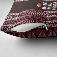 Tonga Rugby Pillow Cover 2025 Mate Maa Tonga Ngatu Motif LT14 - Polynesian Pride