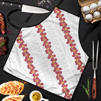 White Sunday Tonga Fakame Apron Tongan Ngatu Heilala Lei LT14 White - Polynesian Pride