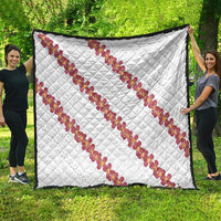 White Sunday Tonga Fakame Quilt Tongan Ngatu Heilala Lei LT14 - Polynesian Pride