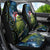 New Zealand Christmas Car Seat Cover Cute Kakapo Meri Kirihimete Maori Koru