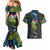 New Zealand Christmas Couples Matching Mermaid Dress and Hawaiian Shirt Cute Kakapo Meri Kirihimete Maori Koru