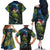 New Zealand Christmas Family Matching Off The Shoulder Long Sleeve Dress and Hawaiian Shirt Cute Kakapo Meri Kirihimete Maori Koru