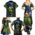 New Zealand Christmas Family Matching Summer Maxi Dress and Hawaiian Shirt Cute Kakapo Meri Kirihimete Maori Koru