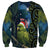 New Zealand Christmas Sweatshirt Cute Kakapo Meri Kirihimete Maori Koru