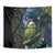 New Zealand Christmas Tapestry Cute Kakapo Meri Kirihimete Maori Koru