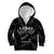 New Zealand Silver Fern Rugby Kid Hoodie Aotearoa Godfather Proud Gone But Never Forgotten LT14 Zip Hoodie Black - Polynesian Pride