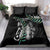 Personalised New Zealand Silver Fern Rugby Bedding Set Paua Shell With Champions Trophy History NZ Forever LT14 - Polynesian Pride