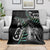 Personalised New Zealand Silver Fern Rugby Blanket Paua Shell With Champions Trophy History NZ Forever LT14 - Polynesian Pride