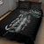 Personalised New Zealand Silver Fern Rugby Quilt Bed Set Paua Shell With Champions Trophy History NZ Forever LT14 - Polynesian Pride