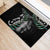 Personalised New Zealand Silver Fern Rugby Rubber Doormat Paua Shell With Champions Trophy History NZ Forever LT14 - Polynesian Pride