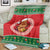 Personalized Hawaii Christmas Blanket Tiki Santa Mele Kalikimaka