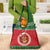 Personalized Hawaii Christmas Grocery Bag Tiki Santa Mele Kalikimaka