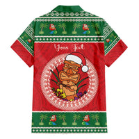 Personalized Hawaii Christmas Hawaiian Shirt Tiki Santa Mele Kalikimaka LT14 - Polynesian Pride