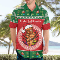 Personalized Hawaii Christmas Hawaiian Shirt Tiki Santa Mele Kalikimaka LT14 - Polynesian Pride