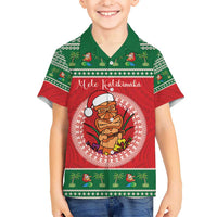 Personalized Hawaii Christmas Hawaiian Shirt Tiki Santa Mele Kalikimaka LT14 - Polynesian Pride