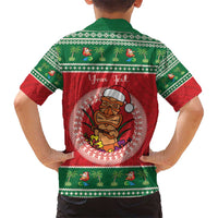 Personalized Hawaii Christmas Hawaiian Shirt Tiki Santa Mele Kalikimaka LT14 - Polynesian Pride