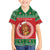 Personalized Hawaii Christmas Kid Hawaiian Shirt Tiki Santa Mele Kalikimaka