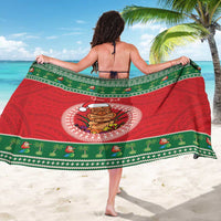 Personalized Hawaii Christmas Sarong Tiki Santa Mele Kalikimaka LT14 - Polynesian Pride