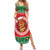 Personalized Hawaii Christmas Summer Maxi Dress Tiki Santa Mele Kalikimaka