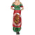 Personalized Hawaii Christmas Summer Maxi Dress Tiki Santa Mele Kalikimaka