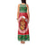 Personalized Hawaii Christmas Tank Maxi Dress Tiki Santa Mele Kalikimaka