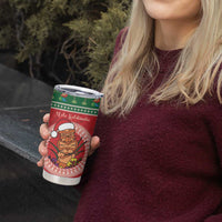 Personalized Hawaii Christmas Tumbler Cup Tiki Santa Mele Kalikimaka LT14 - Polynesian Pride