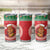 Personalized Hawaii Christmas Tumbler Cup Tiki Santa Mele Kalikimaka