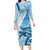 New Zealand Saling Family Matching Long Sleeve Bodycon Dress and Hawaiian Shirt Aotearoa Yacht Racing - Born To Sail