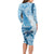 New Zealand Saling Family Matching Long Sleeve Bodycon Dress and Hawaiian Shirt Aotearoa Yacht Racing - Born To Sail