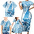 New Zealand Saling Family Matching Short Sleeve Bodycon Dress and Hawaiian Shirt Aotearoa Yacht Racing - Born To Sail