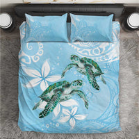 Polynesia Valentine's Day Bedding Set SeaTurtle Couple Polynesian - Fairy Sparkles Color LT14 Blue - Polynesian Pride
