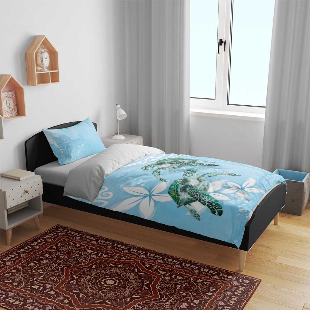 Polynesia Valentine's Day Bedding Set SeaTurtle Couple Polynesian - Fairy Sparkles Color LT14 - Polynesian Pride