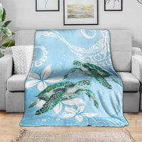 Polynesia Valentine's Day Blanket SeaTurtle Couple Polynesian - Fairy Sparkles Color LT14 - Polynesian Pride