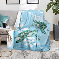 Polynesia Valentine's Day Blanket SeaTurtle Couple Polynesian - Fairy Sparkles Color LT14 - Polynesian Pride