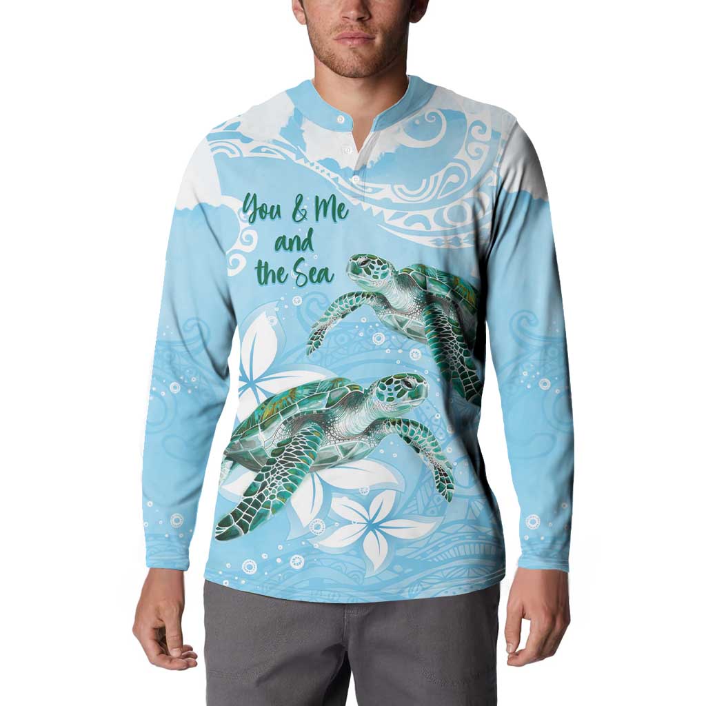 Personalised Polynesia Valentine's Day Button Sweatshirt SeaTurtle Couple Polynesian - Fairy Sparkles Color LT14 - Polynesian Pride