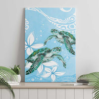 Polynesia Valentine's Day Canvas Wall Art SeaTurtle Couple Polynesian - Fairy Sparkles Color LT14 - Polynesian Pride