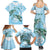 Personalised Polynesia Valentine's Day Family Matching Summer Maxi Dress and Hawaiian Shirt SeaTurtle Couple Polynesian - Fairy Sparkles Color