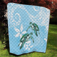 Polynesia Valentine's Day Quilt SeaTurtle Couple Polynesian - Fairy Sparkles Color LT14 - Polynesian Pride