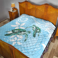 Polynesia Valentine's Day Quilt SeaTurtle Couple Polynesian - Fairy Sparkles Color LT14 - Polynesian Pride