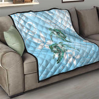 Polynesia Valentine's Day Quilt SeaTurtle Couple Polynesian - Fairy Sparkles Color LT14 - Polynesian Pride