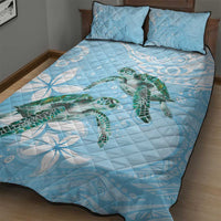 Polynesia Valentine's Day Quilt Bed Set SeaTurtle Couple Polynesian - Fairy Sparkles Color LT14 - Polynesian Pride