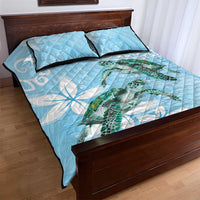 Polynesia Valentine's Day Quilt Bed Set SeaTurtle Couple Polynesian - Fairy Sparkles Color LT14 - Polynesian Pride