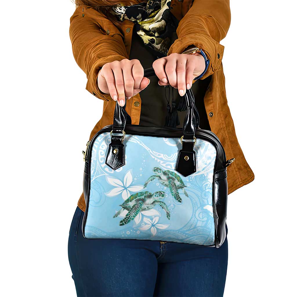Polynesia Valentine's Day Shoulder Handbag SeaTurtle Couple Polynesian - Fairy Sparkles Color LT14 One Size Blue - Polynesian Pride
