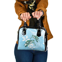 Polynesia Valentine's Day Shoulder Handbag SeaTurtle Couple Polynesian - Fairy Sparkles Color LT14 One Size Blue - Polynesian Pride