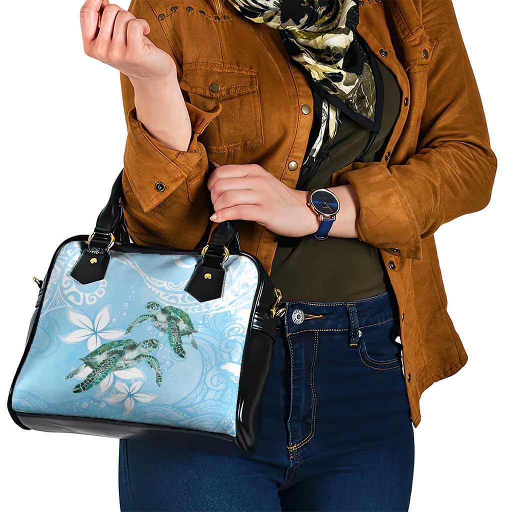 Polynesia Valentine's Day Shoulder Handbag SeaTurtle Couple Polynesian - Fairy Sparkles Color LT14 - Polynesian Pride