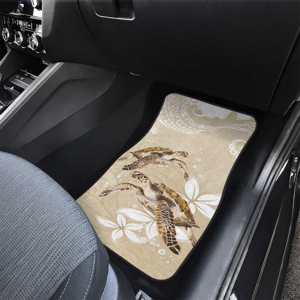 Happy Valentine's Day Polynesia Car Mats SeaTurtle Couple Polynesian - Pollinate Color LT14 - Polynesian Pride