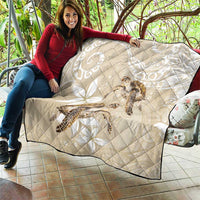 Happy Valentine's Day Polynesia Quilt SeaTurtle Couple Polynesian - Pollinate Color LT14 - Polynesian Pride