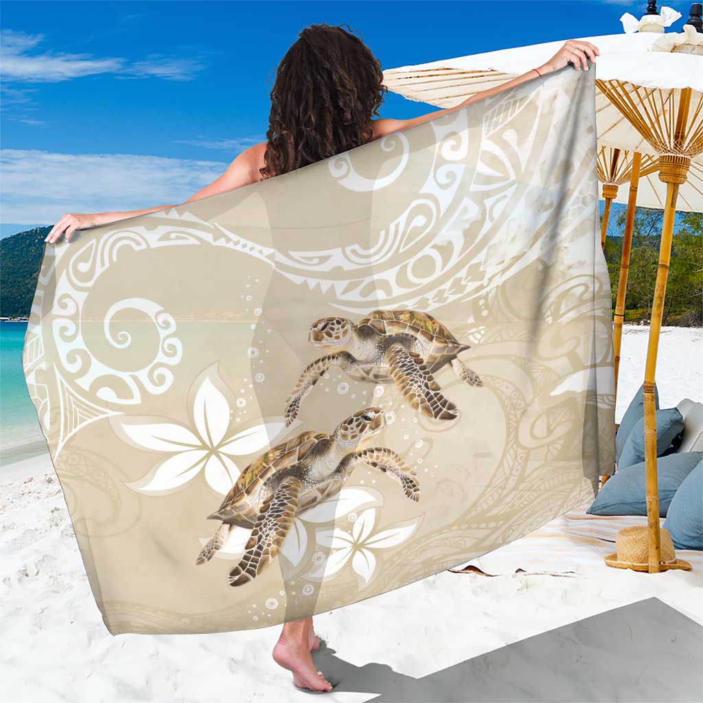 Happy Valentine's Day Polynesia Sarong SeaTurtle Couple Polynesian - Pollinate Color