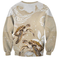 Happy Valentine's Day Polynesia Sweatshirt SeaTurtle Couple Polynesian - Pollinate Color LT14 - Polynesian Pride